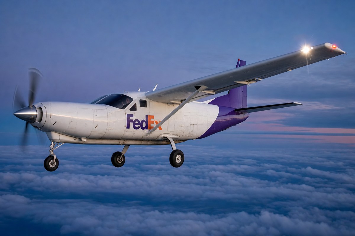 Cessna 208B Grand Caravan Powers FedEx Feeder Network Across North America