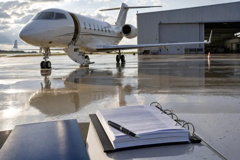 Business jet (file photo)