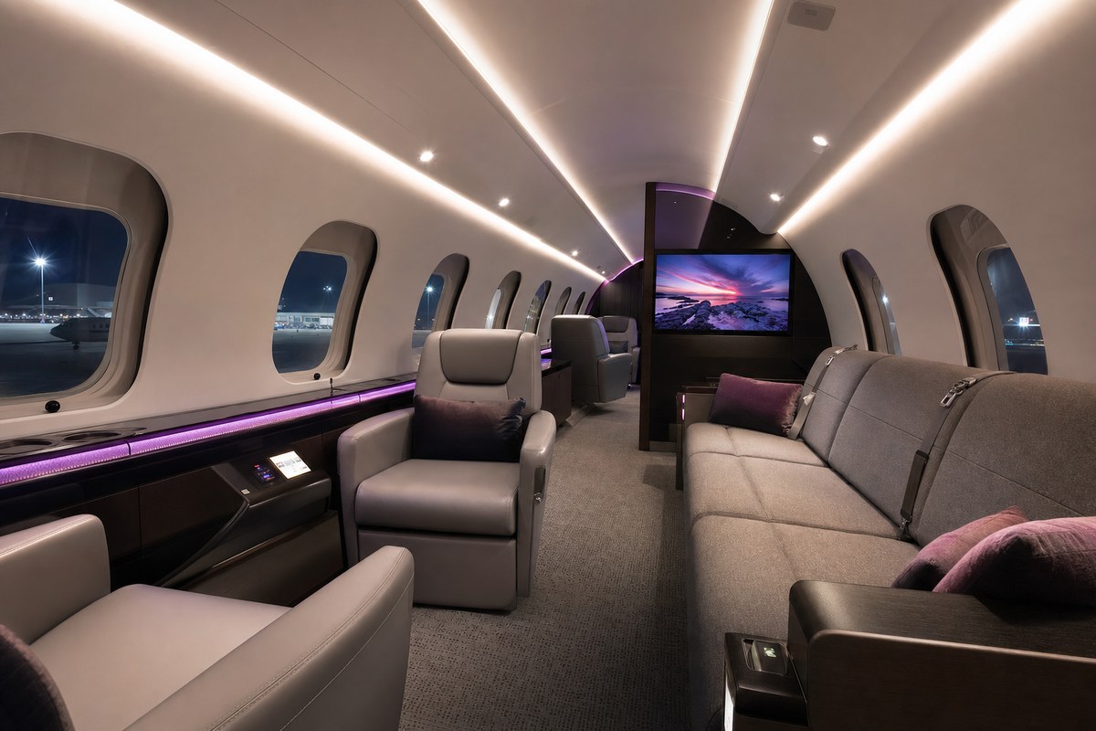 Sarah Mespelt Larranaga details Bombardier Global 6500 completion and cross-sector design work