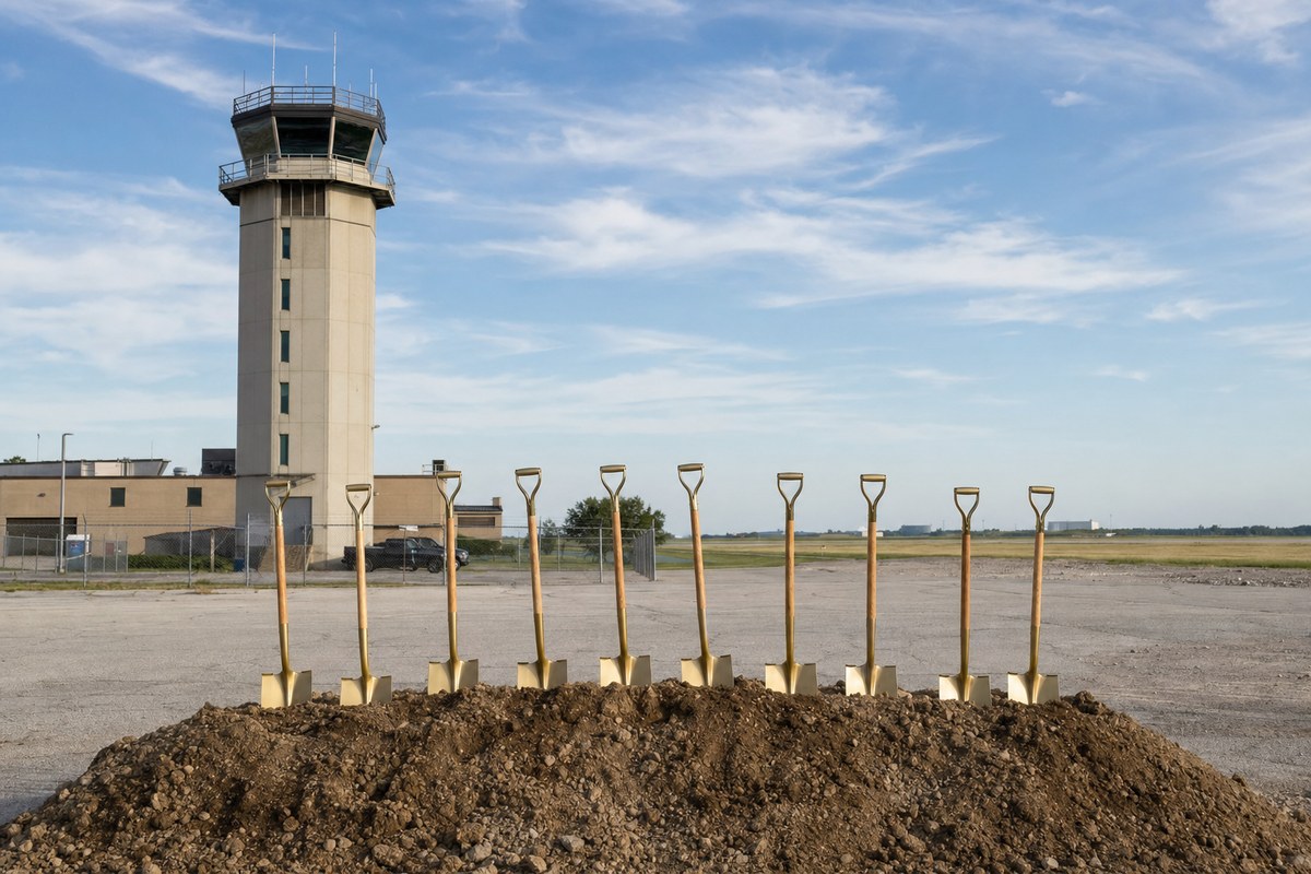 Gary/Chicago International Airport breaks ground on $18.3 million air traffic control tower