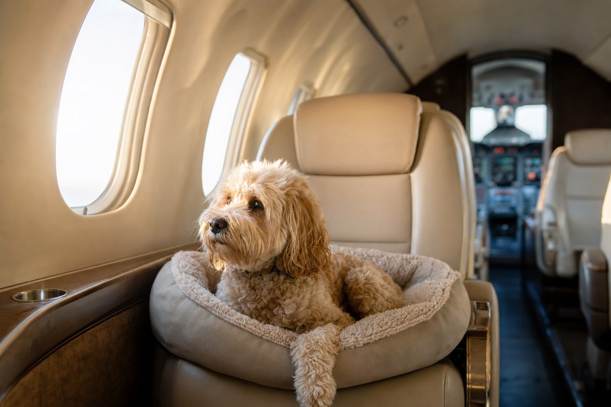 Pet-Friendly Private Jet Charter: What Travelers Need to Know About Costs, Rules, and Documentation