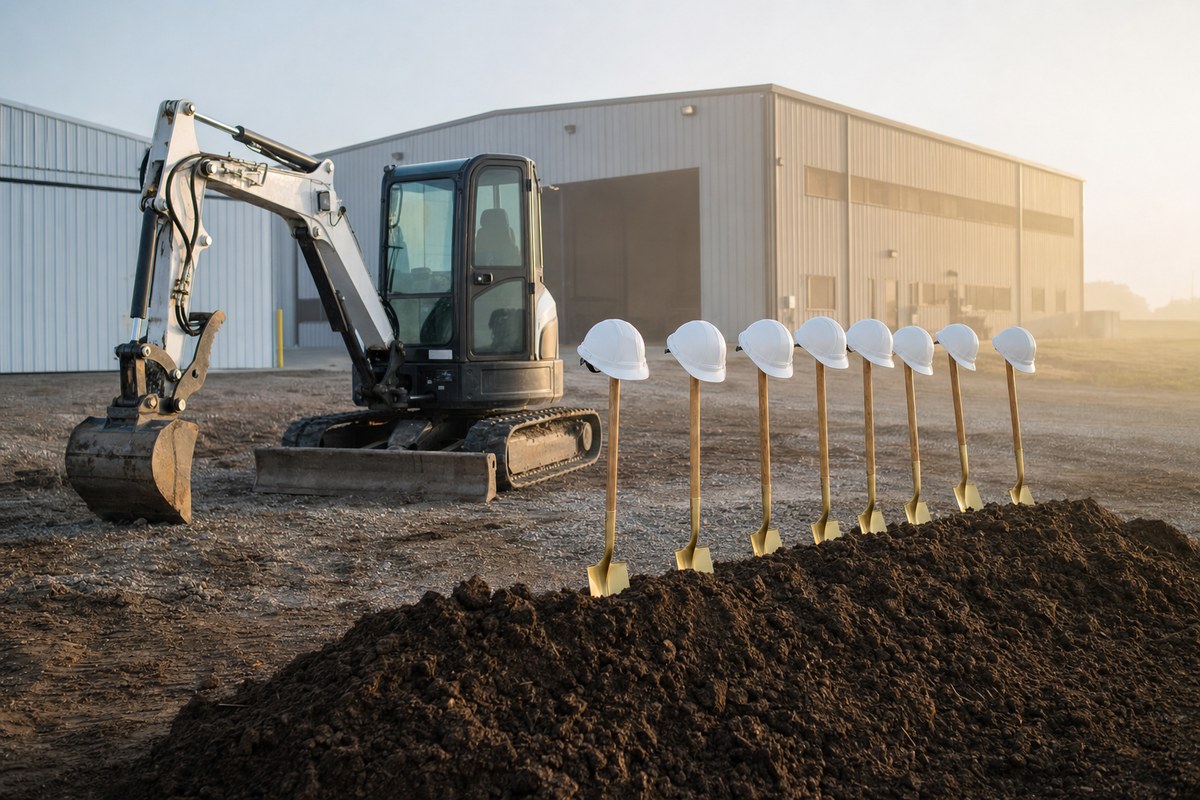 Ortega Aviation Services Breaks Ground on $2.2M Turboprop Training Facility at Wichita Airport
