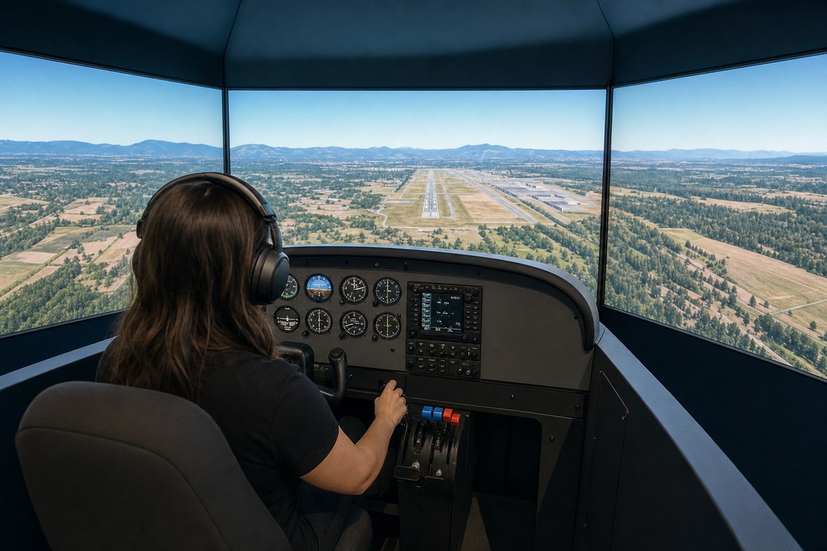 TRU Simulation + Training to Debut Cessna 172 Skyhawk Veris VR Flight Training Device at NBAA-BACE
