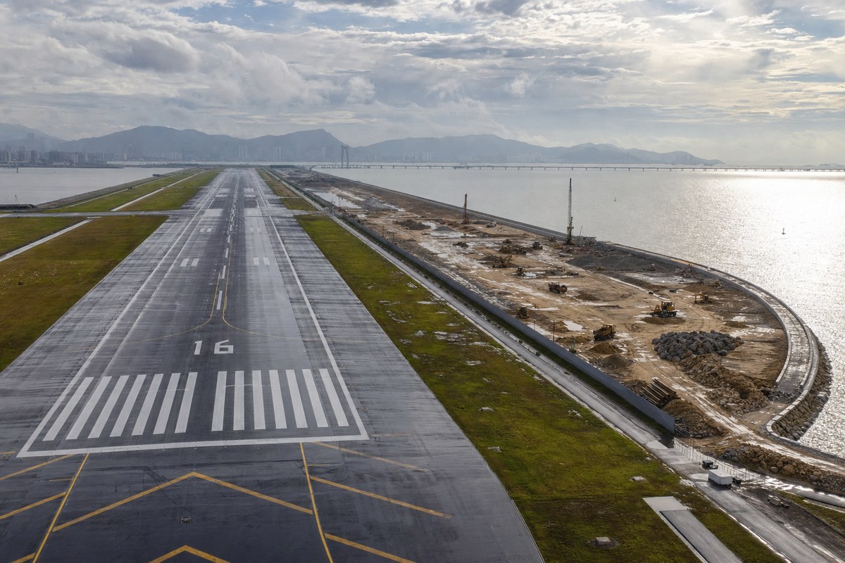 Macau International Airport to Close RWY 16/34 Nightly for Construction Through October 2029