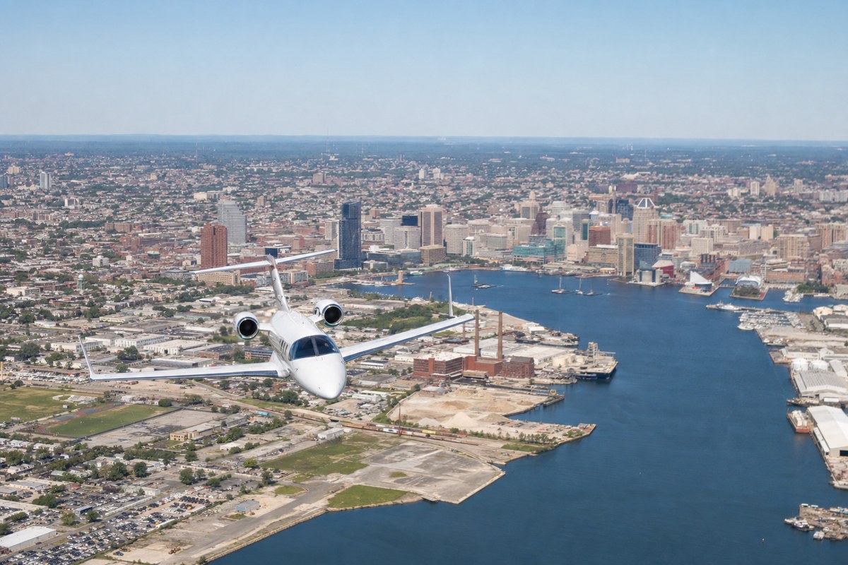Flight Restrictions in Effect Over Baltimore