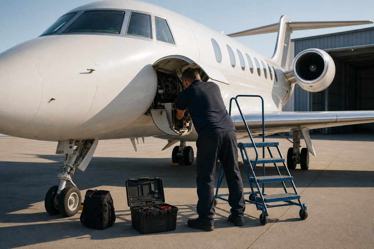 How Private Jet Operators and Brokers Handle Pre-Departure Technical Failures and AOG Situations