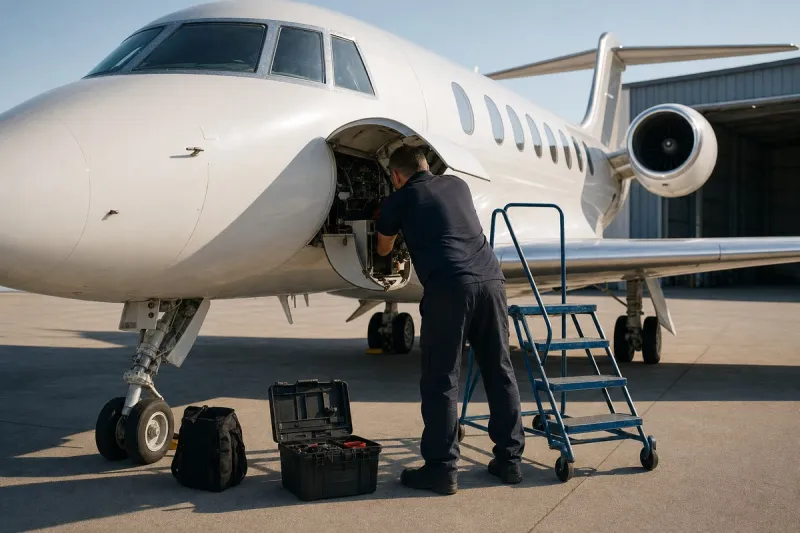 Business jet (file photo)