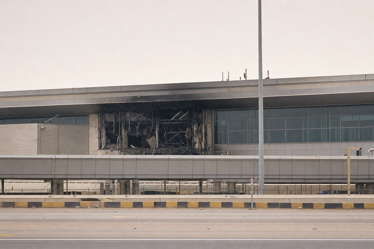 Houthi Missile Strike Appears to Hit Terminal 4 at Riyadh's King Khalid Airport a Day After Deadly Attack
