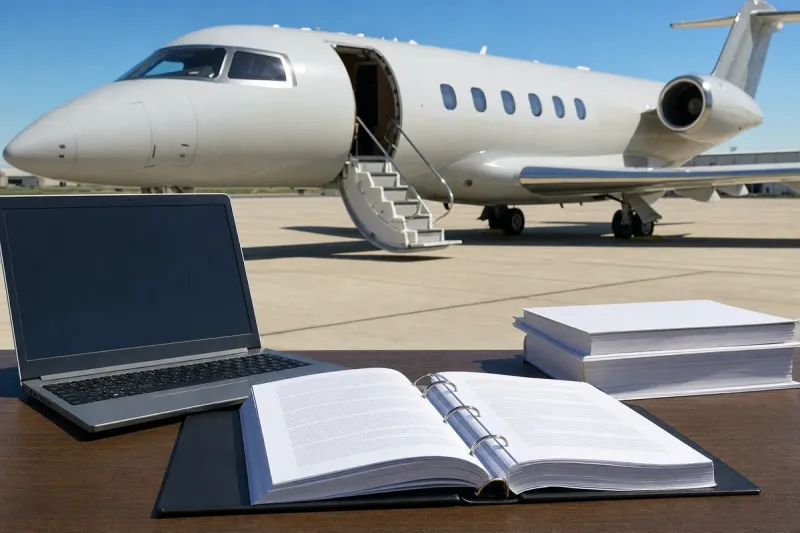 Business jet (file photo)