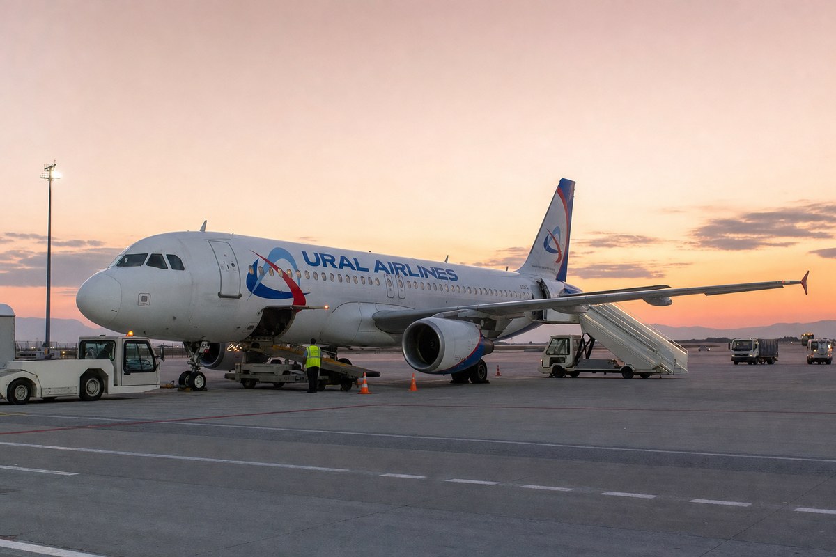 TAV Airports Subsidiary Services EU-Sanctioned Ural Airlines at Antalya, FT Reports