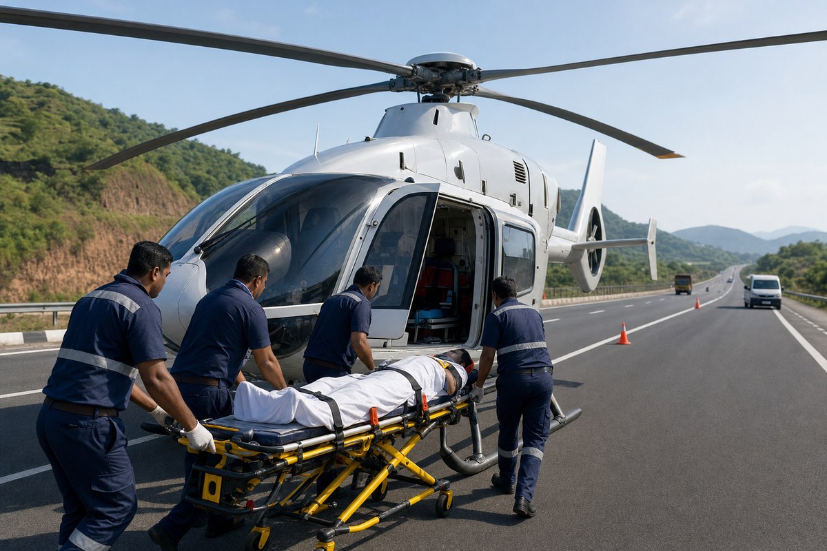 Maharashtra Plans Air Ambulance Service on Three Highways From Early Next Year