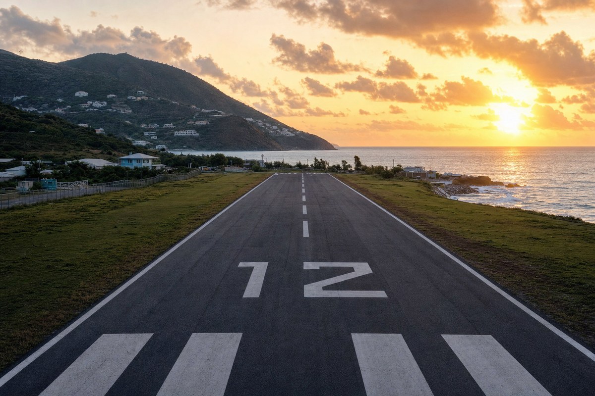 Grand Case-l'Espérance Airport (TFFG/SFG) on Saint Martin: 1,200 m Runway, One Handling Provider, No Control Tower