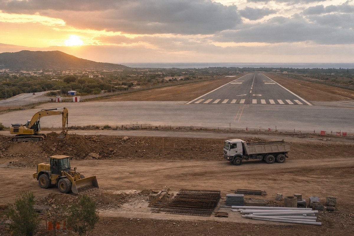 Chios Homer Airport to Close to Scheduled Flights for Four Months for Runway Works