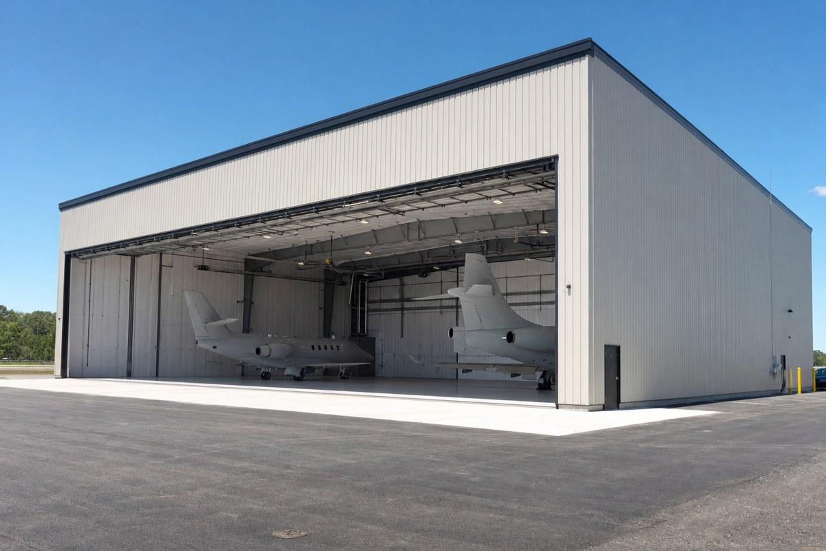 Connolly Brothers completes 40,000-square-foot design-build hangar for FlightLevel Aviation at Beverly Regional Airport