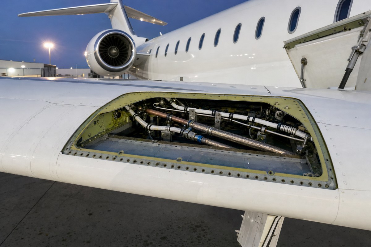 FAA Orders Global 7500 Fuel and Hydraulic Line Clearance Fixes in Right Wing, Citing Lightning Ignition Risk