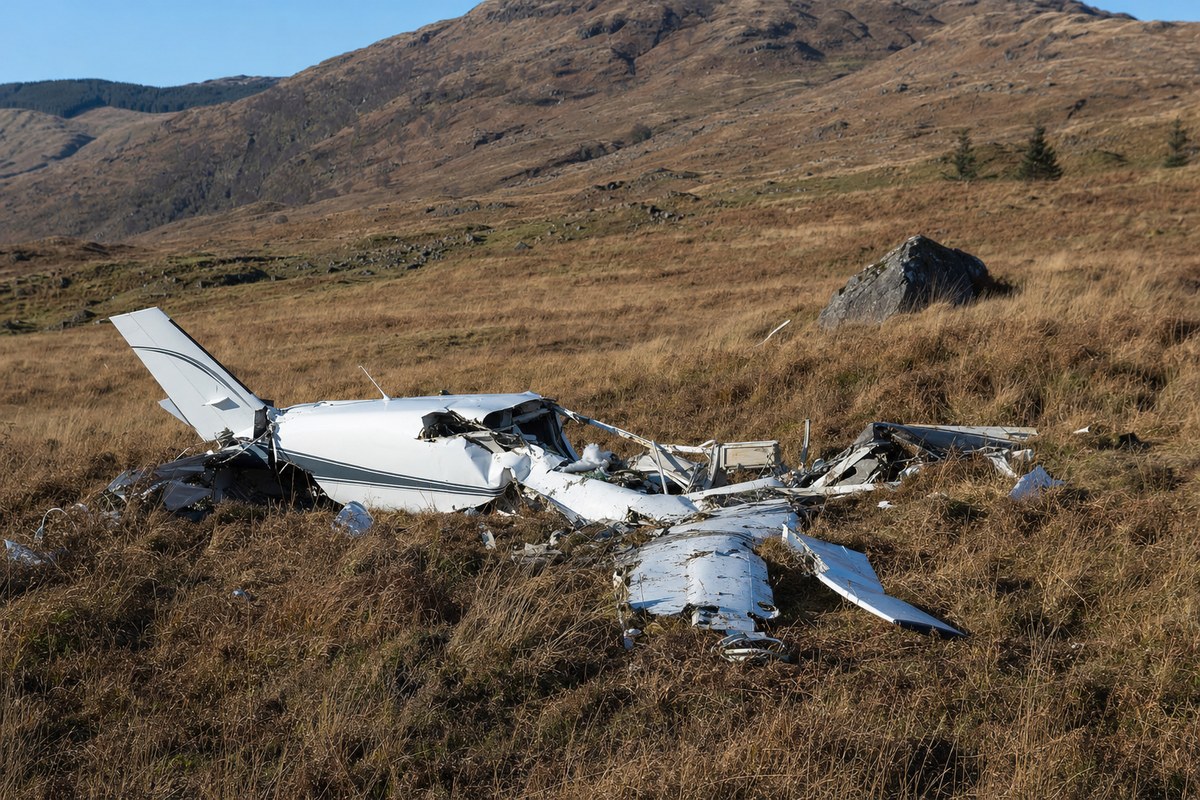 Teenager and 80-year-old man killed in light aircraft crash near Drymen after Glasgow Airport departure