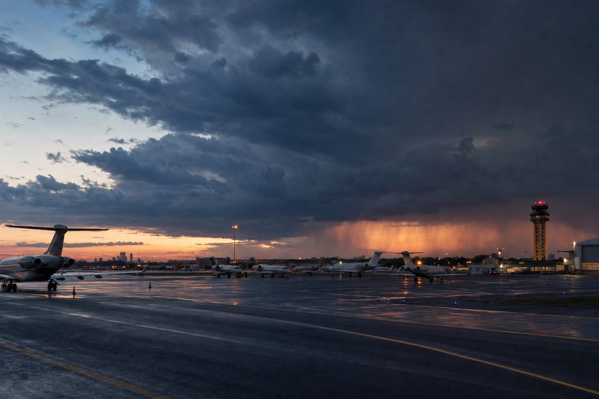 FAA Orders Ground Stops at Philadelphia and Teterboro Due to Thunderstorms; 10 Ground Delay Programs in Effect