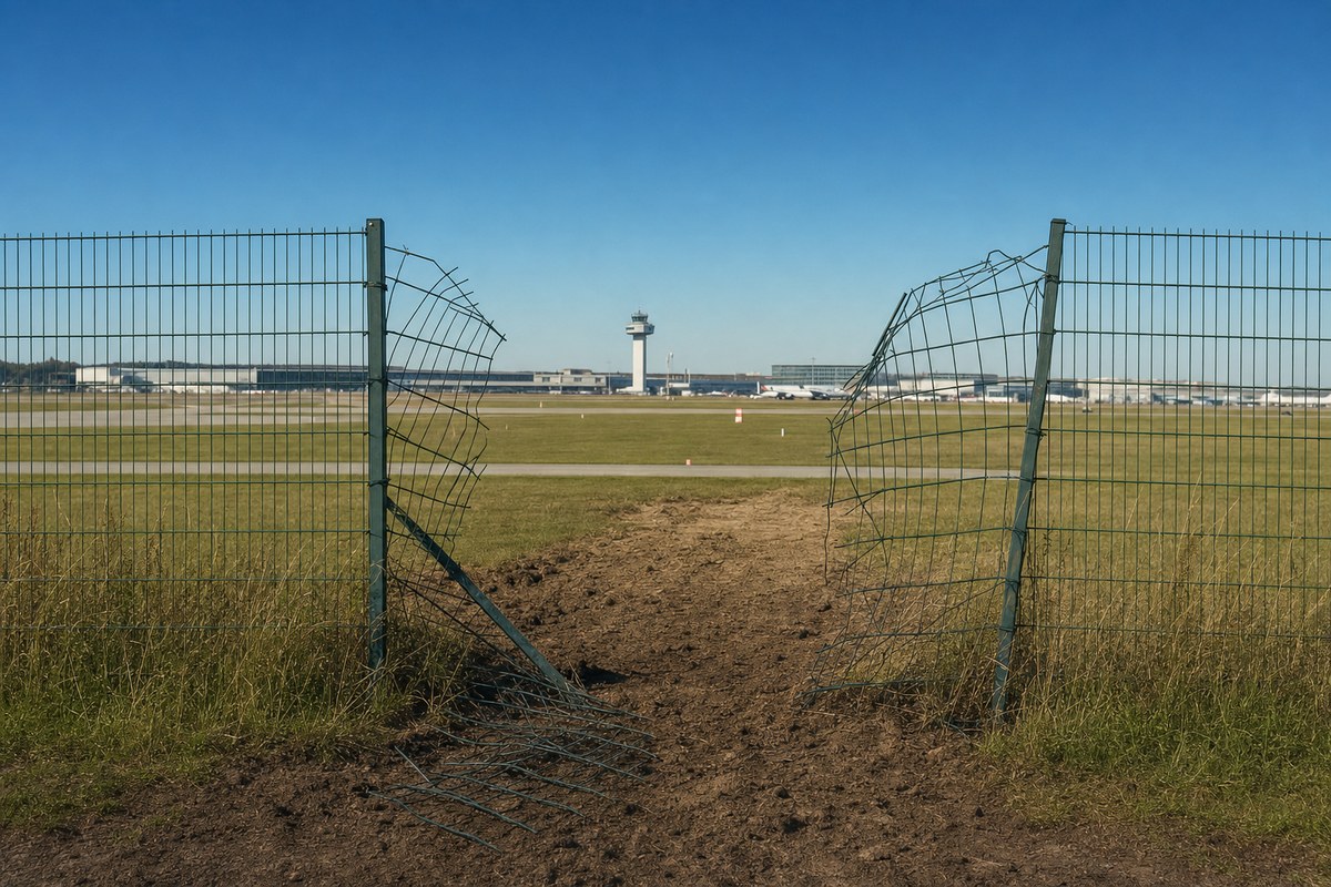 Vehicle Likely Broke Through Fence at Leipzig/Halle Airport; Northern Runway Closed, Flights Continue