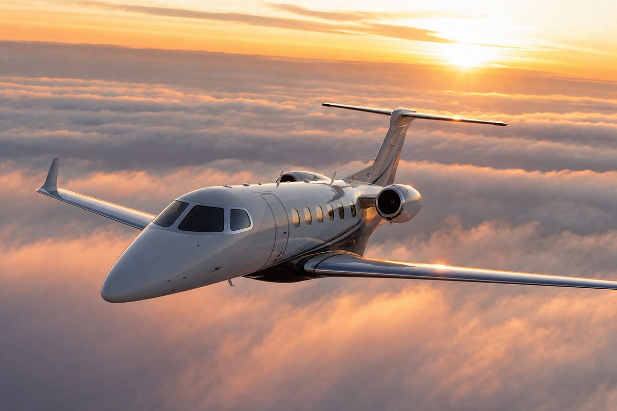 Navair Takes Delivery of New Embraer Phenom 300E at Sydney Bankstown