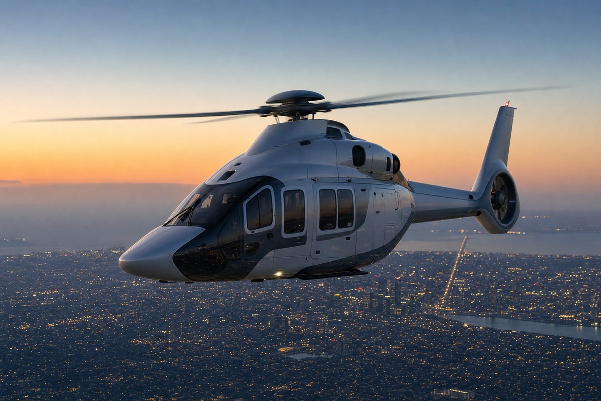 Airbus Helicopters H160 Twin-Engine Medium Helicopter Certified for Up to 14 Occupants, With ACH160 Corporate Version