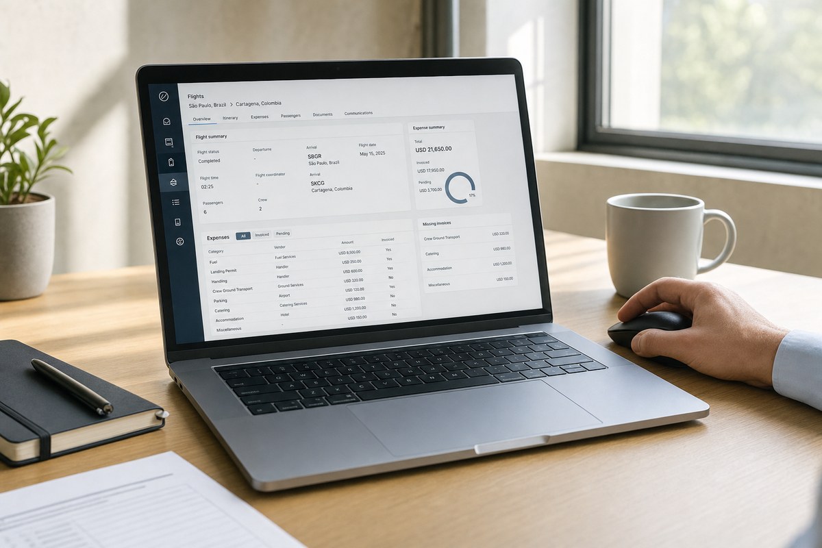 Aerowise Launches Platform Linking Flight Coordination and Expense Review for Business Aviation