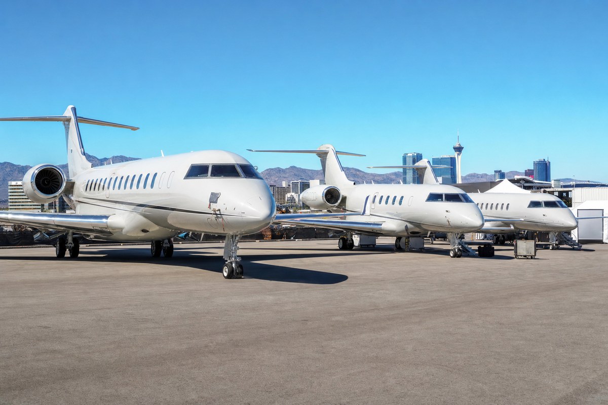 Bombardier Displays Global 8000, Global 6500 and Challenger 3500 at NBAA-BACE 2026 in Las Vegas