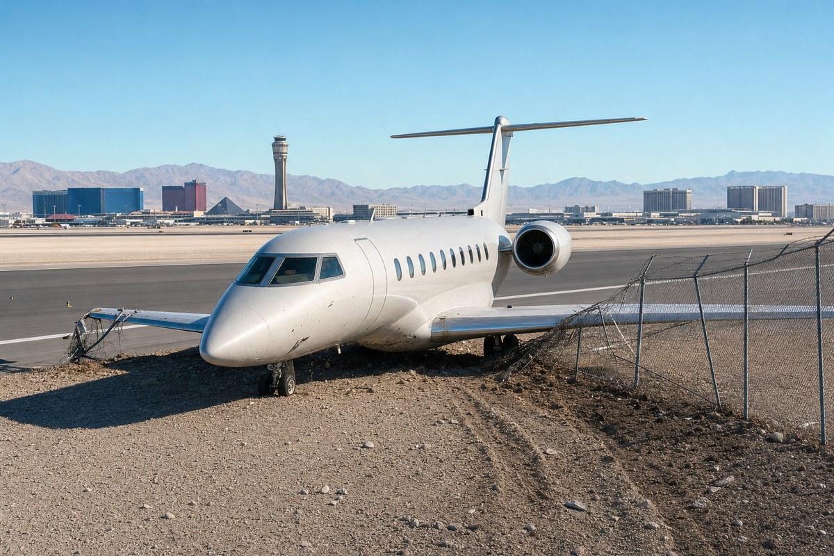 Private Jet Carrying Donnie Wahlberg Aborts Takeoff, Skids Off Las Vegas Runway and Hits Fence