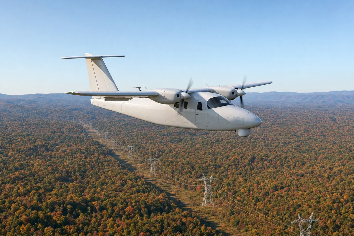 TVA's Tecnam P2012 SMP Surveys 16,000 Miles of Transmission Lines With LiDAR at Lower Cost Than Helicopters