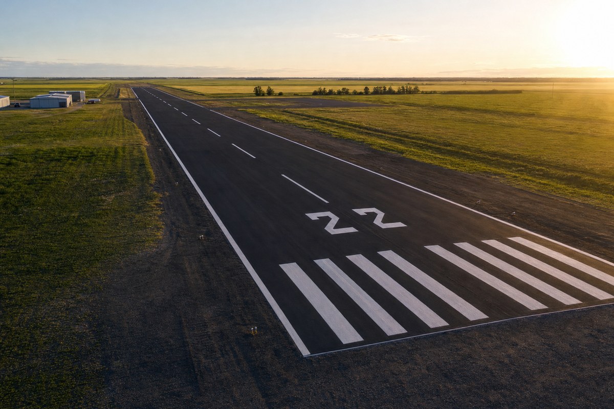 Assiniboia Municipal Airport Nears Completion of Runway Extension From 3,000 to 4,000 Feet