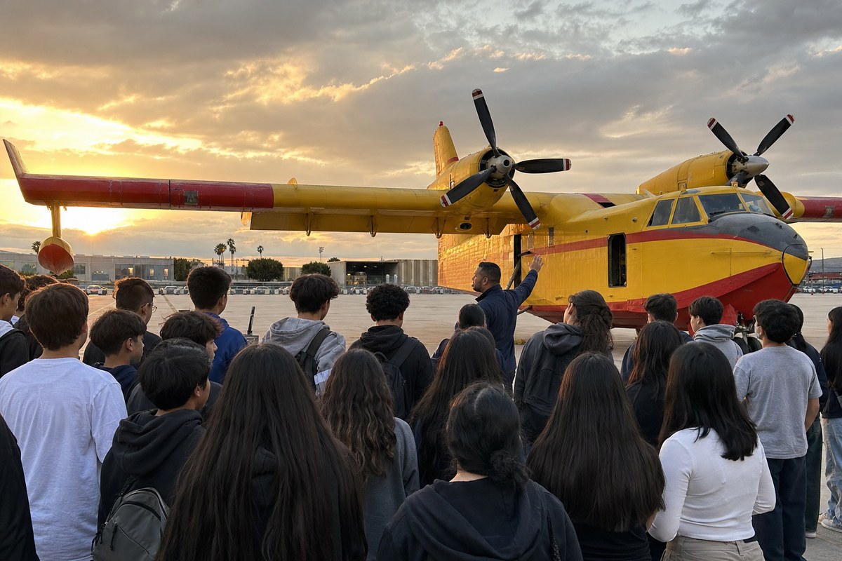 Van Nuys Airport Hosts More Than 750 LAUSD Students at 2026 Aviation Career Day