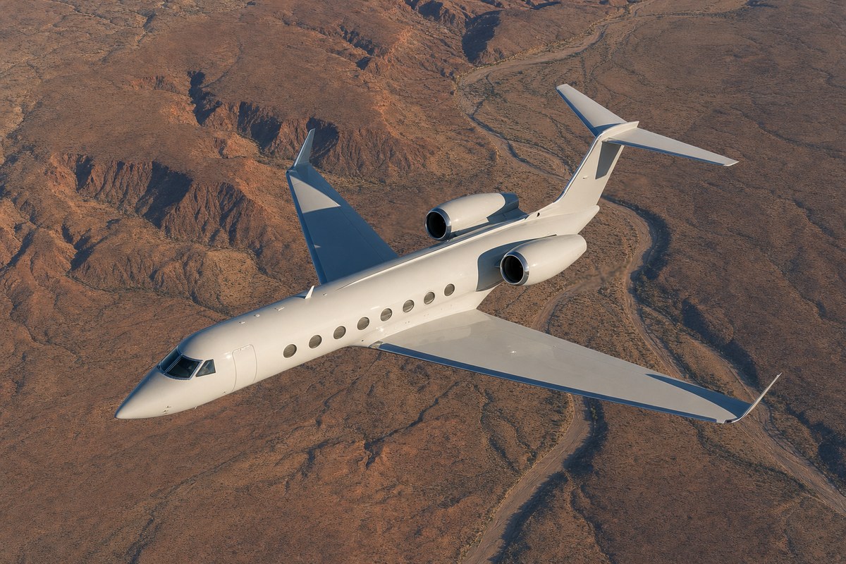 Elon Musk's Gulfstream G450 N450GG Flies 573 NM From Amarillo to Harlingen in 1 Hour 7 Minutes