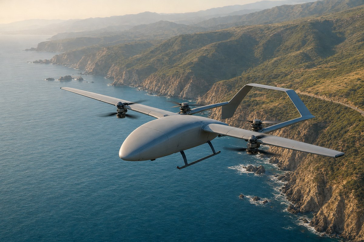Moya Aero completes full transition flight with Moya 256 autonomous cargo drone
