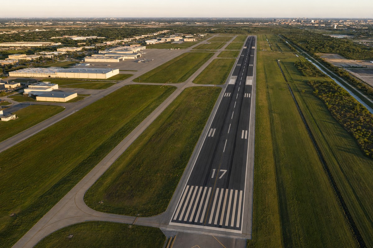 Sugar Land Regional Airport Approves $39.21 Million Runway 17-35 Reconstruction Contract