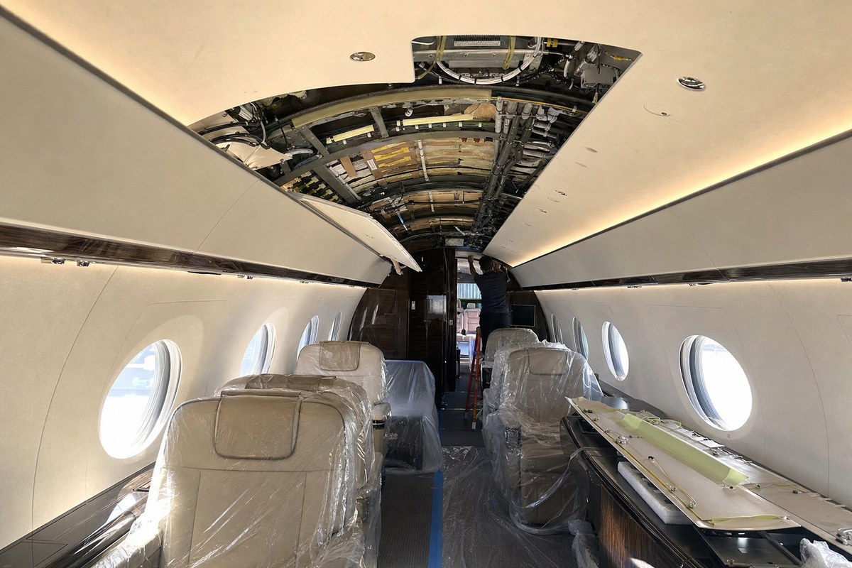 DC Aviation Group Installs ELT-DT Distress Tracking on a Gulfstream G650ER