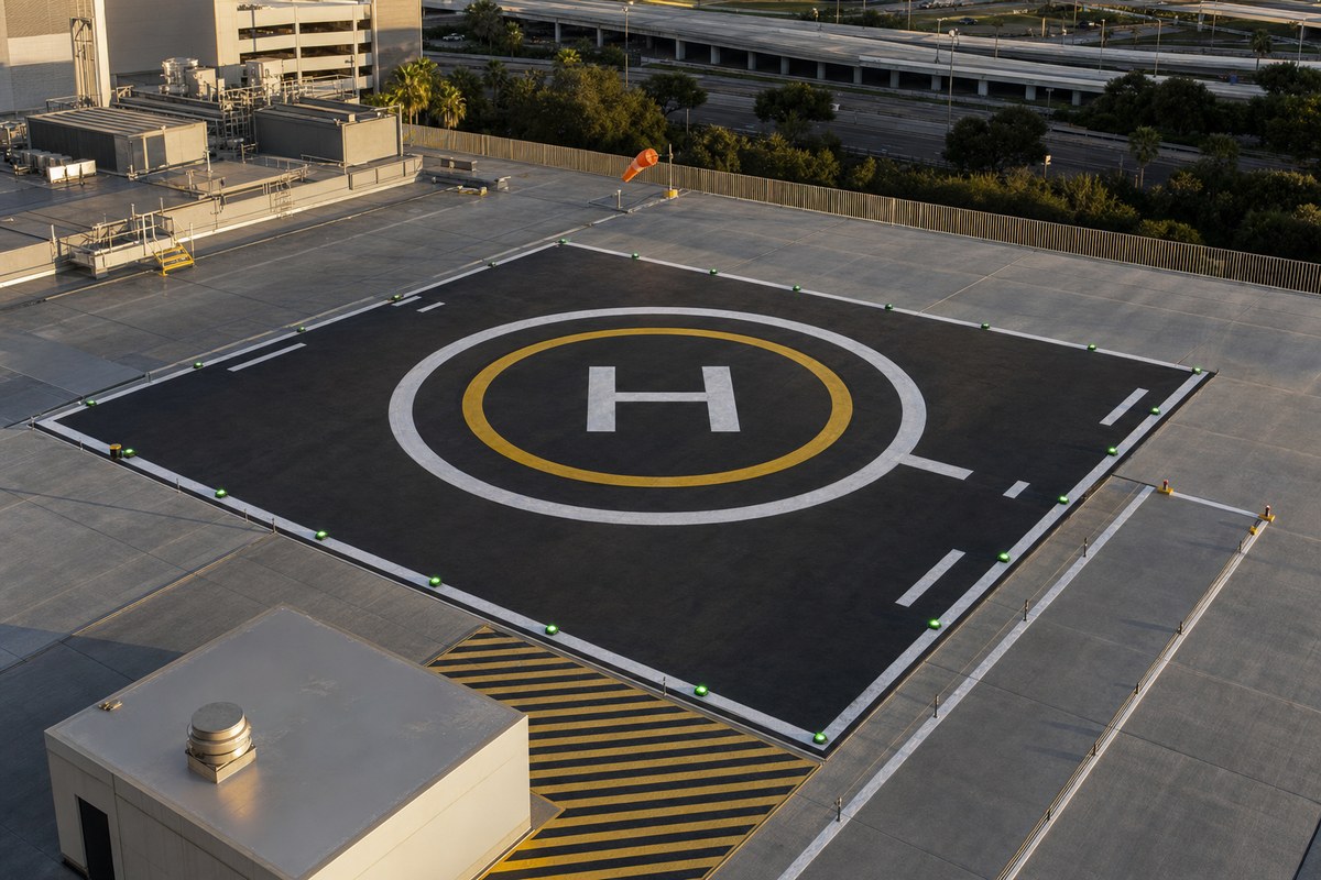 FAA Draft Vertiport Standard Sets 15:1 Approach for Powered-Lift Aircraft, but FAA Won't Evaluate Obstructions on It