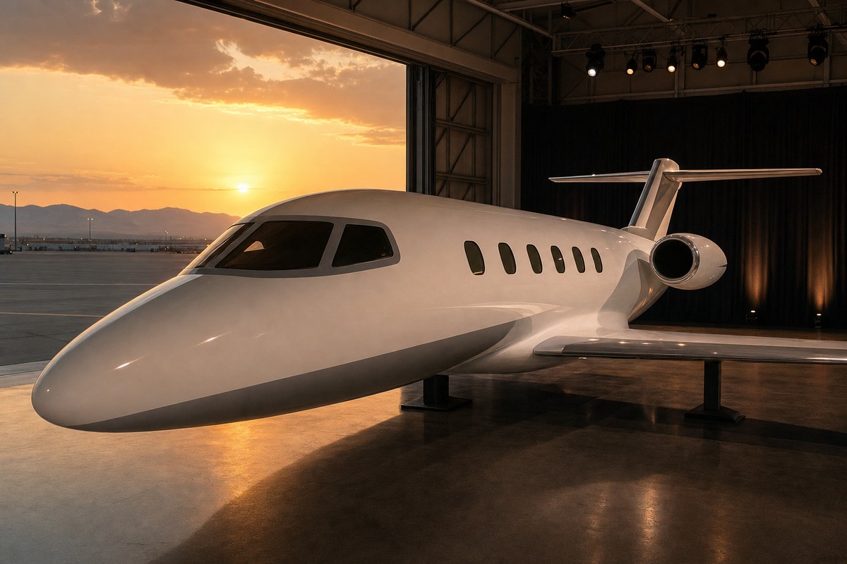 SyberJet Unveils SJ36 Light Jet Mockup in Las Vegas, Targets 2032 FAA Certification and Plans SJ34 for 2029