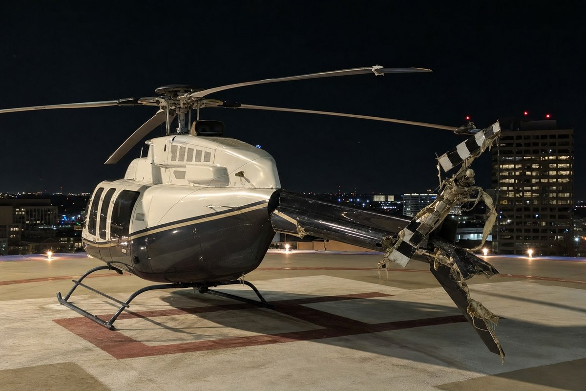 NTSB Cites Lack of Situational Awareness in Night Rooftop Takeoff Crash of Air Evac Lifeteam Bell 407 in Dallas