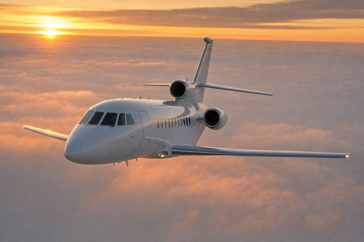 Michael Bloomberg's Falcon 900LX N47EG Flies 25 nm From LaGuardia to Newark in 22 Minutes