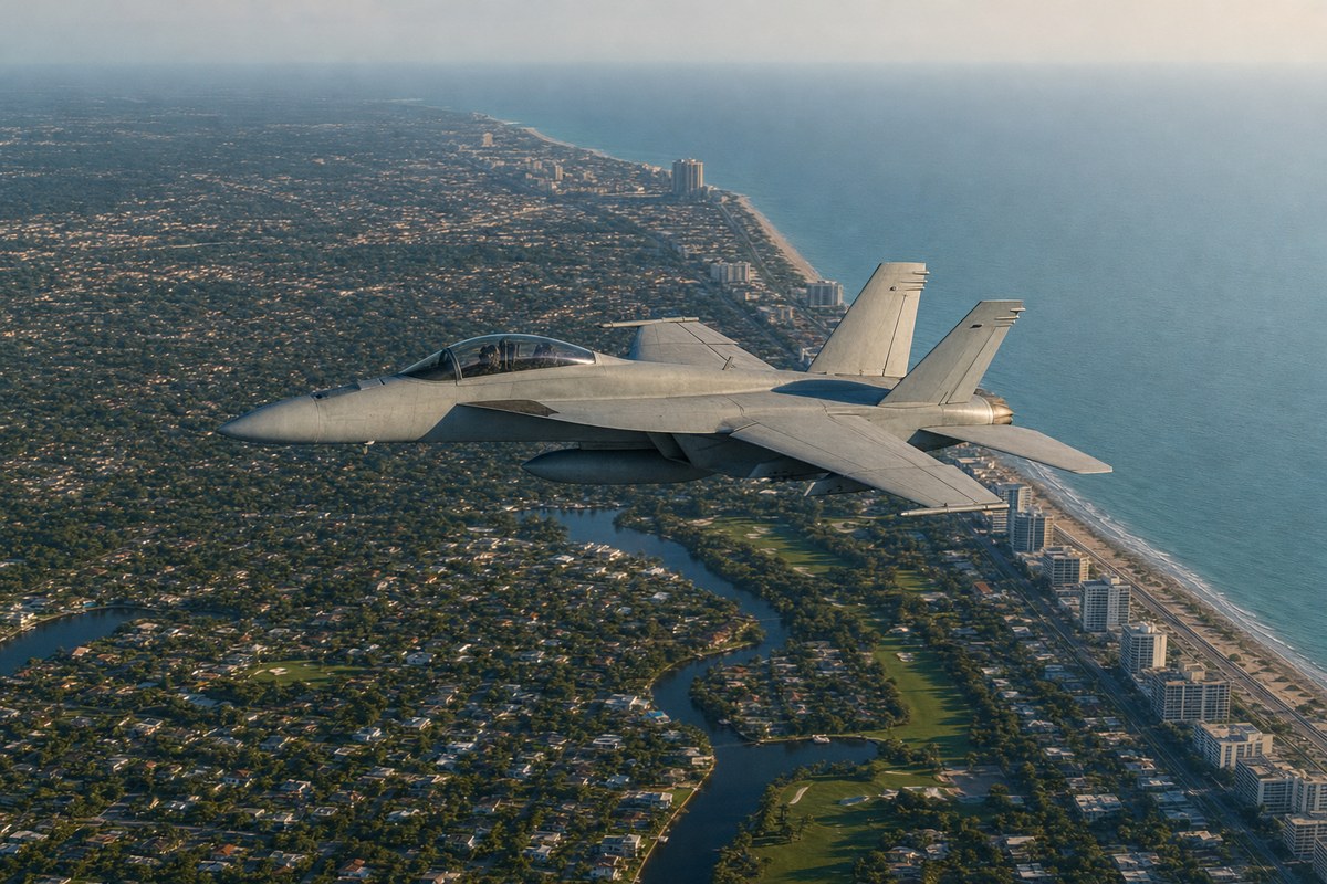 NORAD Fighter Jets to Enforce No-Fly Zone Over Part of Palm Beach County This Weekend