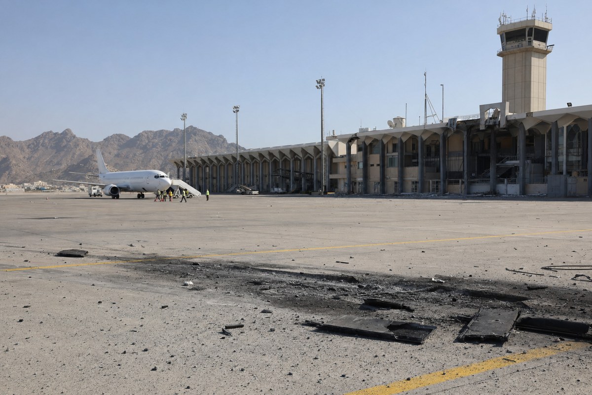Aden International Airport Resumes Operations After Houthi Missile Attack