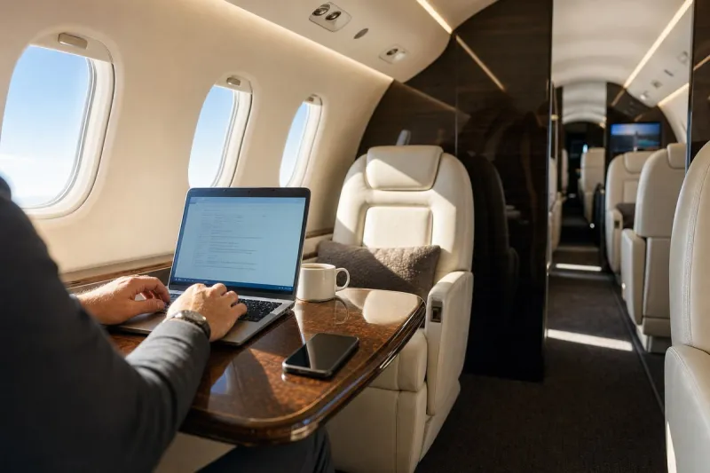 Business jet (file photo)