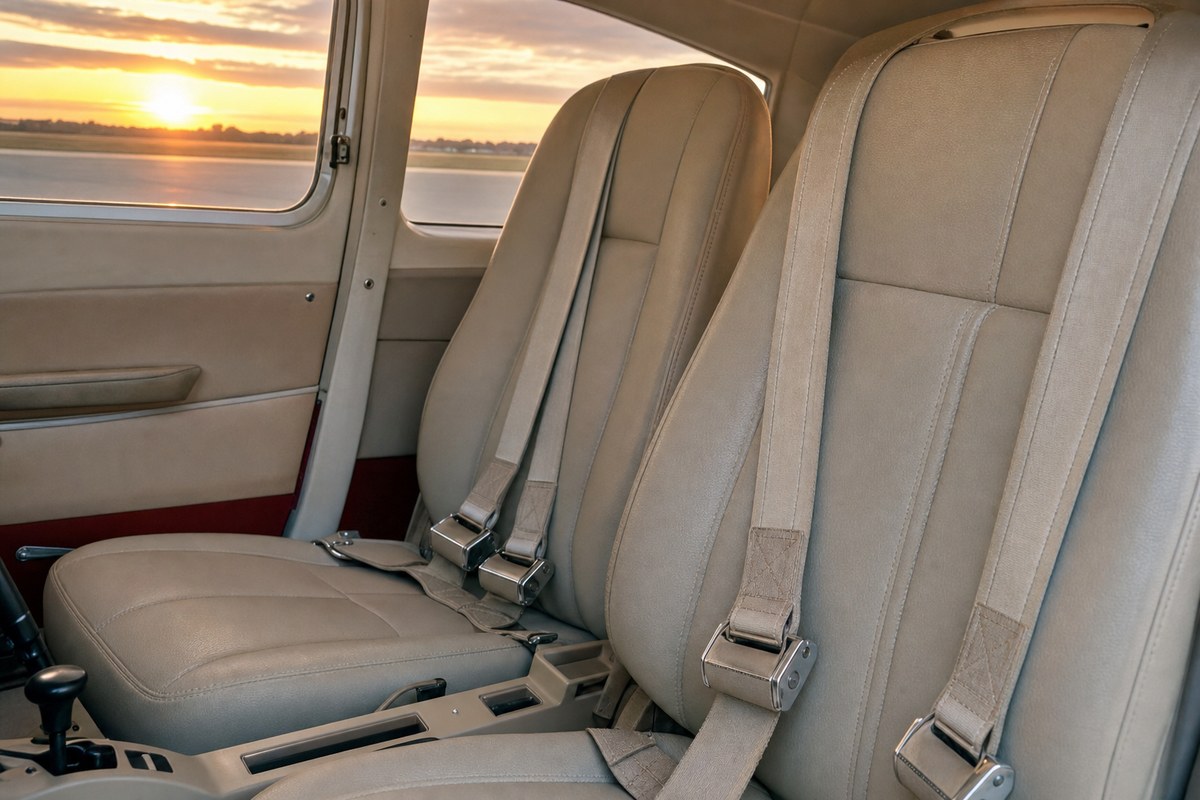 NTSB Urges GA Pilots and Owners to Inspect and Replace Seat Restraints Rated Below Current FAA Standard