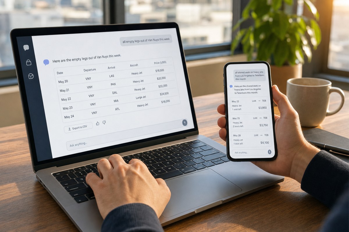 FlyJets Launches JetGPT AI Agent After Beta Phase, Covering About 400 Aircraft
