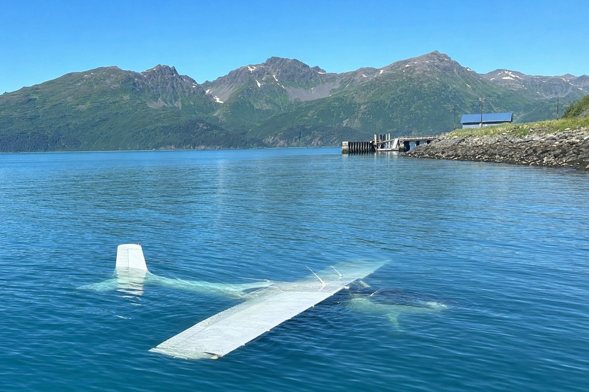 One Dead, Two Hospitalized After Cessna 185 Crashes Into Water Near Kodiak, Alaska